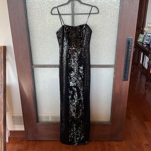 AIDAN MATTOX Womens Sleeveless Sweetheart Neckline Full-Length Formal dress Sz 0